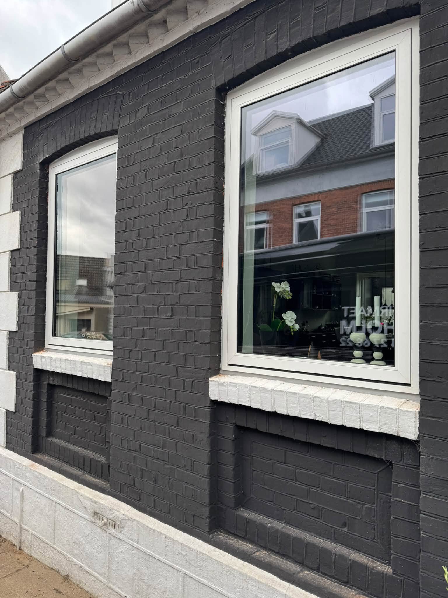Nye vinduer i facade